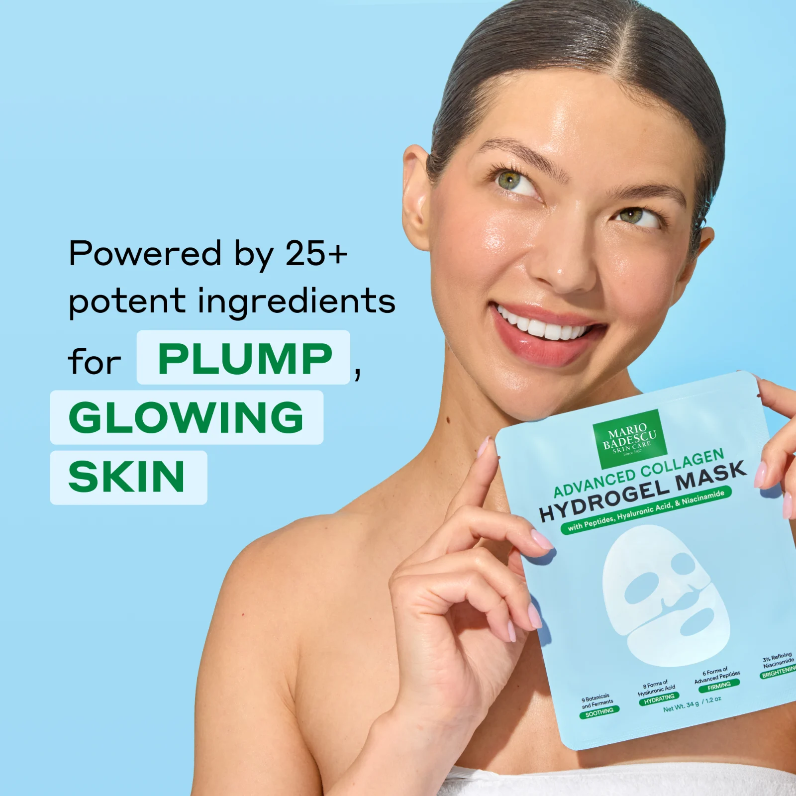 Advanced Collagen Hydrogel Masks